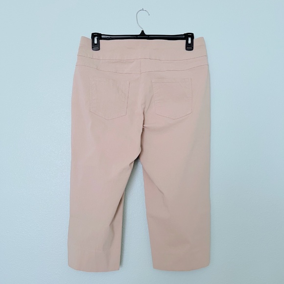 Ruby Rd. Chino Pull On Short Length Millennium Pants - Picture 2 of 3